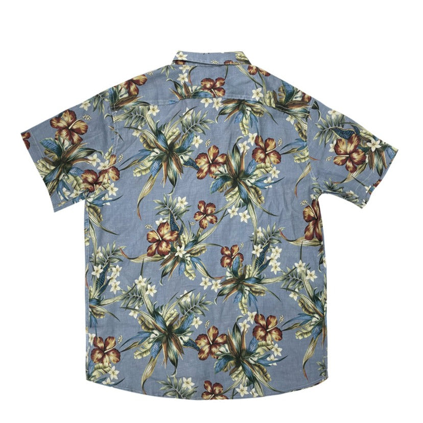 Hawaii Men's Woven Shirts - 100% Linen - Dahlia Islandhaze