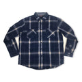 Plaid Performance Flannel Workshirt Navy