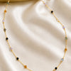Multi Gemstone Station Jewelry Set - Necklace & Bracelet