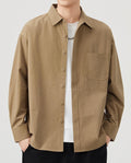 Men's Vintage Cotton Utility Work Shirt
