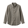 Men's Premium Double-Brushed Striped Cotton Shirt