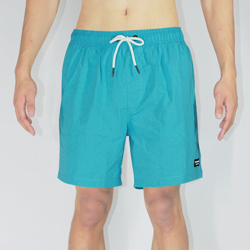 6" Nylon Solid Volley Swim Shorts - Havana(3 for 100$) Islandhaze