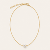 Single Pearl Floating Choker Necklace