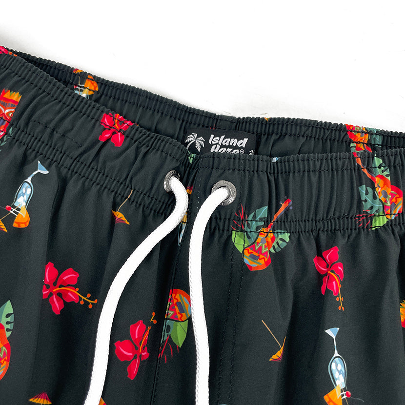 6“ Stretch Printed Volley Shorts BALI COQUETTE