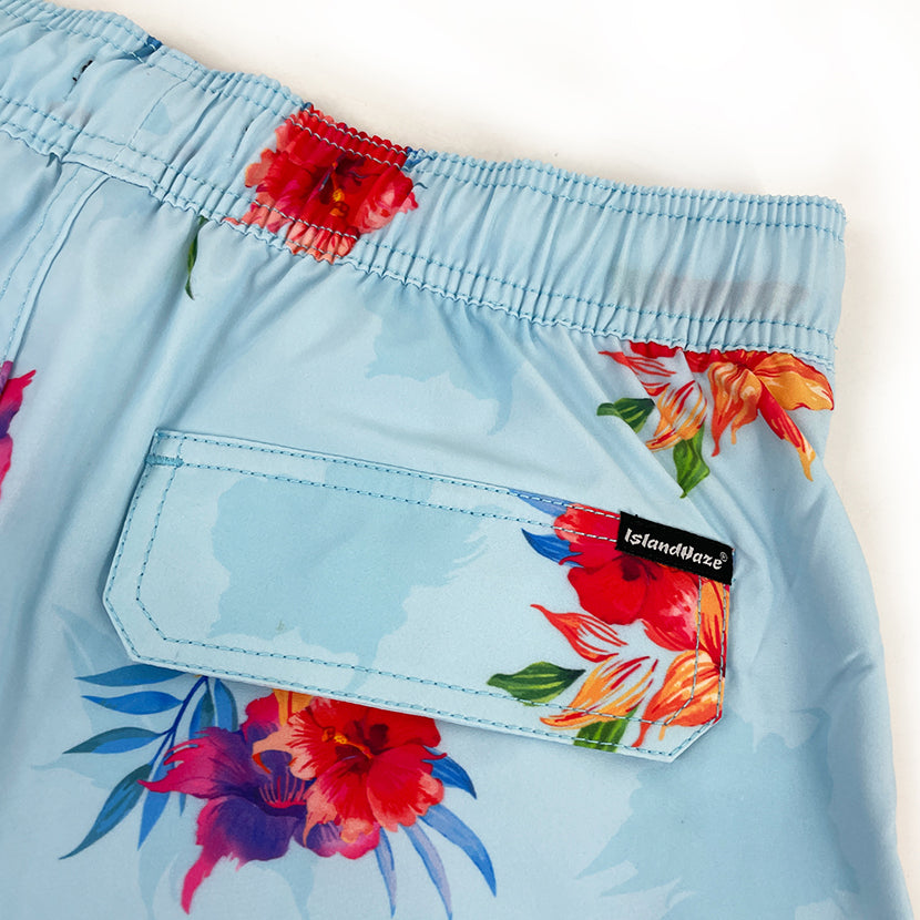 6“ Stretch Printed Volley Shorts BITTERSWEET