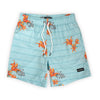6“ Stretch Printed Volley Shorts-LILY ANGEL