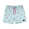 6“ Stretch Printed Volley Shorts-MADAGASCAR