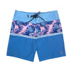 6“ Stretch Printed Volley Shorts-POINT PERFECTION