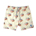 6“ Stretch Printed Volley Shorts-ROTE