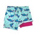 6“ Stretch Printed Volley Shorts-NORTH ANDROS