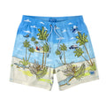 6“ Stretch Printed Volley Shorts-KALPENI