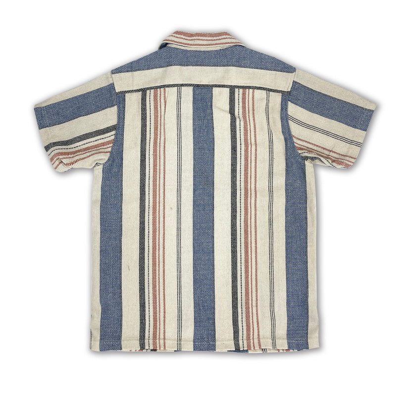 Men's Textured Stripe S/S Woven Shirts (MS724711)