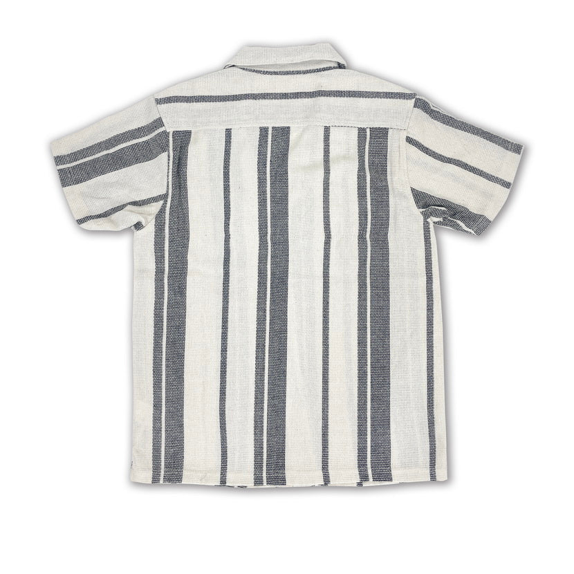 Men's Textured Stripe S/S Woven Shirts (MS724714)
