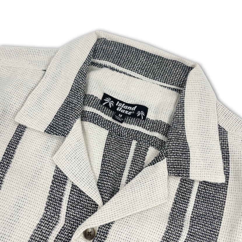 Men's Textured Stripe S/S Woven Shirts (MS724714)