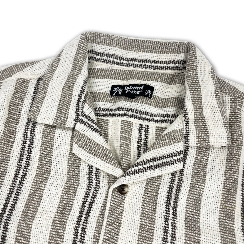 Men's Textured Stripe S/S Woven Shirts (MS724717)