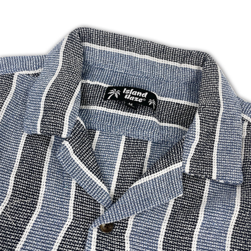 Men's Textured Stripe S/S Woven Shirts (MS724719)
