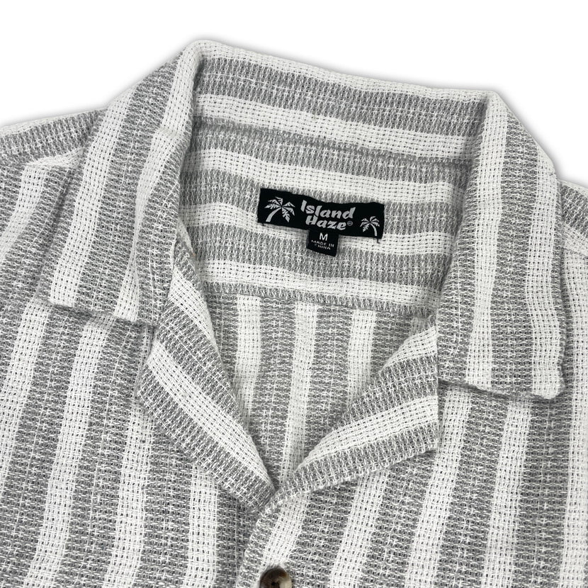 Men's Textured Stripe S/S Woven Shirts (MS724720)