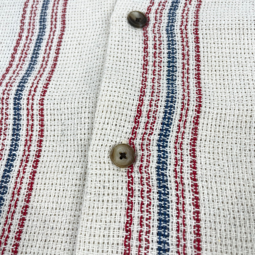 Men's Textured Stripe S/S Woven Shirts (MS724722)
