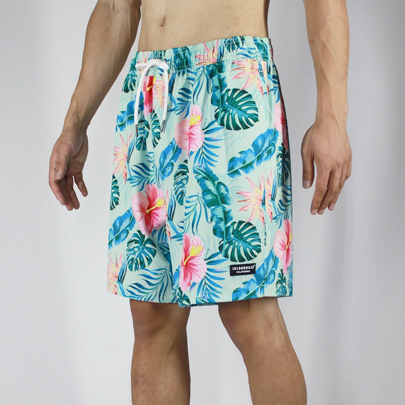 Men's 6'' Stretch Volley Swim Shorts with 4 way stretch-SAMOA (Recycled fabric) Islandhaze