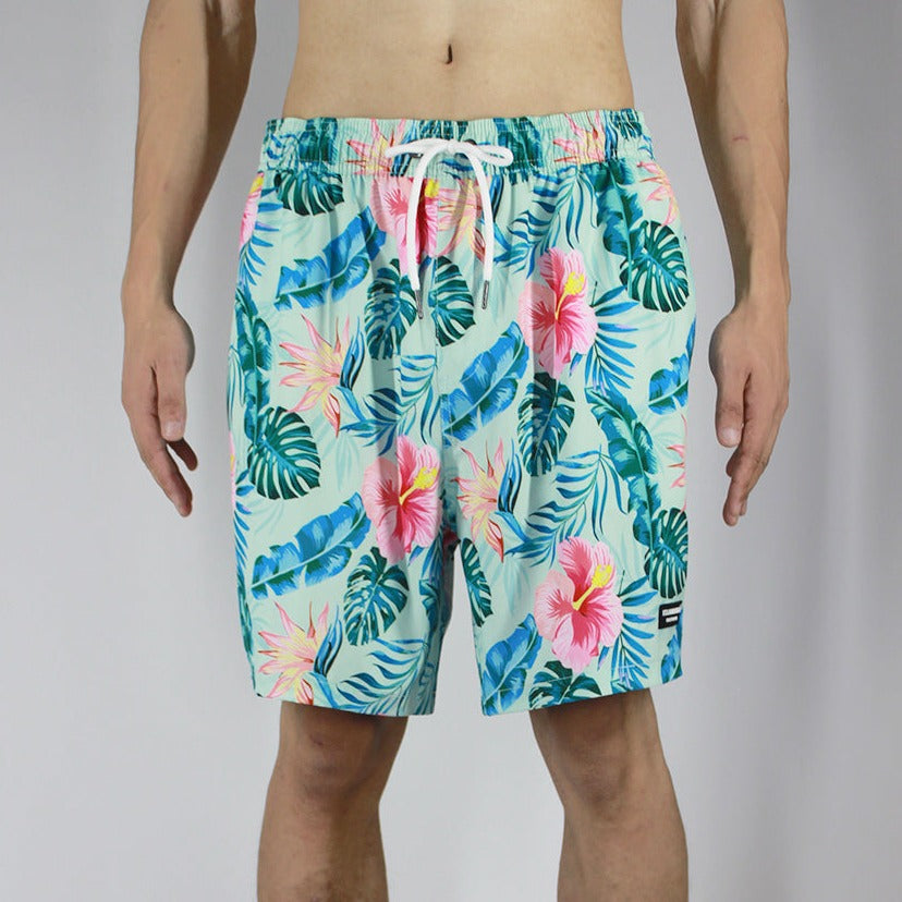 Men's 6'' Stretch Volley Swim Shorts with 4 way stretch-SAMOA (Recycled fabric) Islandhaze