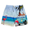 Men's 6'' Volley Flamingo Swim Shorts-HOLIDAY MOOD Islandhaze