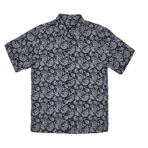 Men's hawaiian beach shirt-Paisley Islandhaze