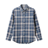 Men's Brushed Cotton Plaid Long-Sleeve Shirt