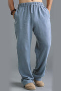 Lightweight Cotton Gauze Lounge Pants - Men's Resort Wear