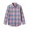 Men's Brushed Cotton Plaid Long-Sleeve Shirt