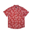 Hawaiian Shirt Red Tropical Coral