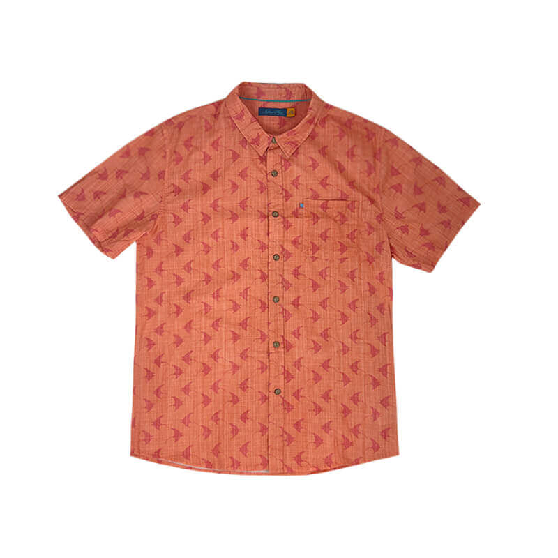 Hawaiian Shirt Red Tropical Fish Shirt