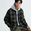 Plaid Performance Flannel Workshirt Olive
