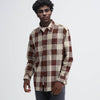 Plaid Performance Flannel Workshirt Olive