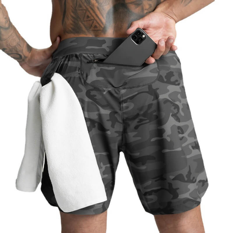 Men's 17'' outside length workout shorts without liner (🔥Buy 1 Get 1 Free)