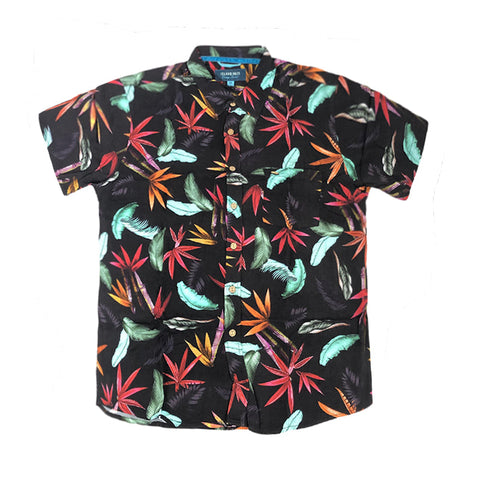 Hawaiian Shirt Tropical Feather Flower Shirt