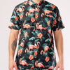 Flamingo Hawaiian Shirt Mingomix Short Sleeve Shirt